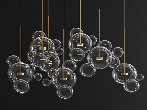  Giopato &amp; Coombes Bolle 吊灯 - 33d模型 