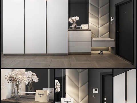  门厅构图_363d模型 