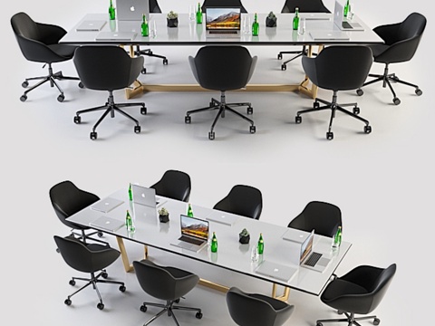  会议室套装 013d模型 