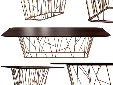  Marelli Italia TWIG 朱利奥餐桌3d模型 