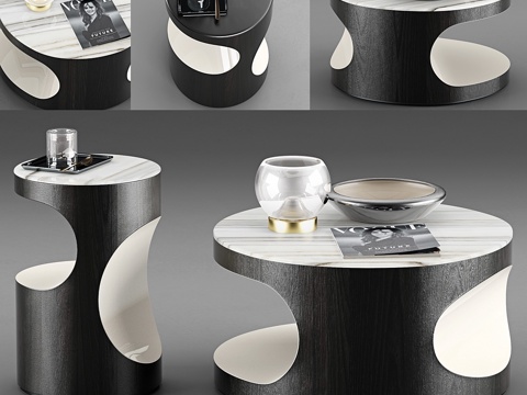  Minotti Boden 咖啡桌3d模型 