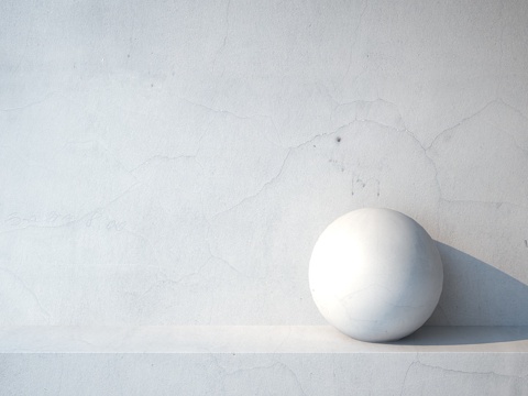  白色墙面2323d模型 