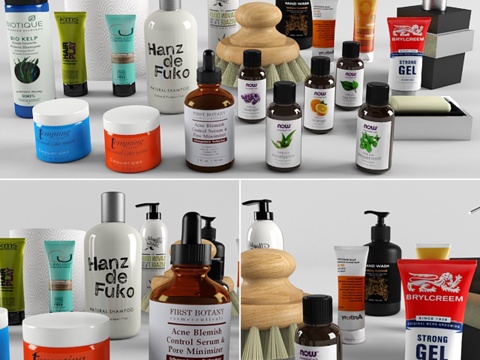  浴室套装013d模型 