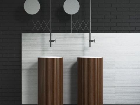  SALVATORI ADDA 独立式洗手盆3d模型 