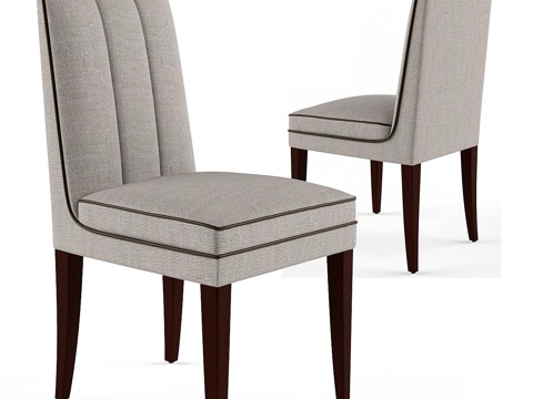  托斯康诺瓦塞内卡餐椅3d模型 