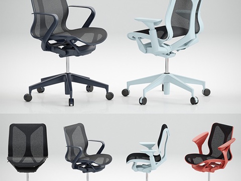  Cosm低背椅3d模型 