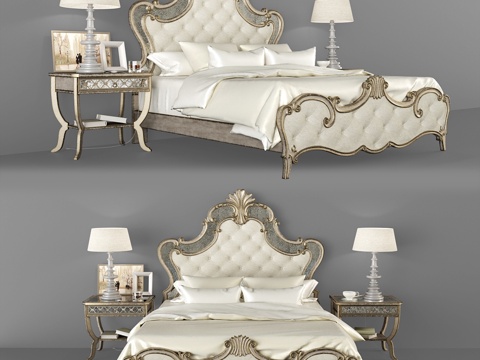  Hooker家具床具3d模型 