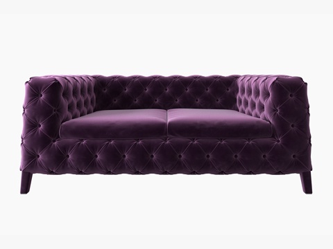  温莎沙发3d模型 