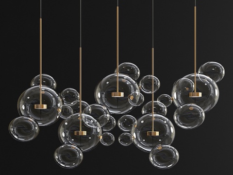  Giopato &amp; Coombes Bolle 吊灯_23d模型 