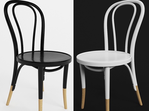  维也纳椅04款3d模型 