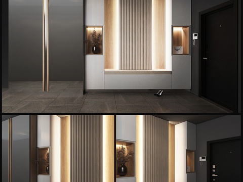  走廊构图_373d模型 