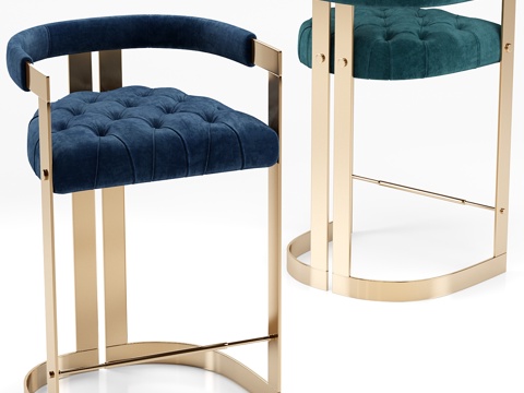  奥蒂乌·温弗瑞吧椅3d模型 