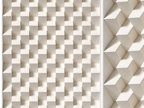  现代侘寂艺术墙饰3d模型 