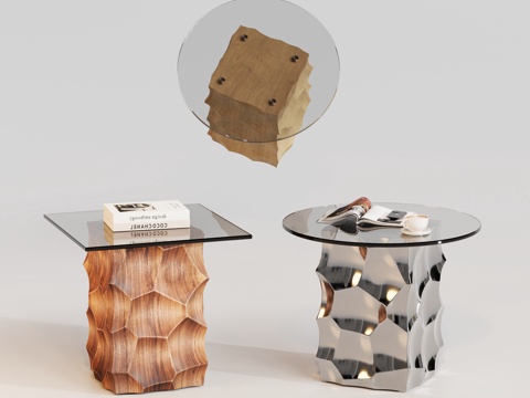 现代角几边几圆几su模型