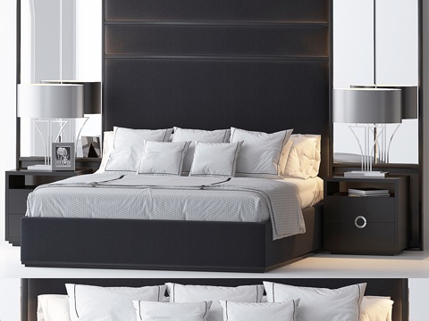  沙发与椅公司床具系列243d模型 