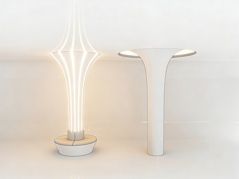 艺术空间灯带su模型