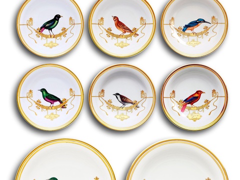  装饰盘套装113d模型 