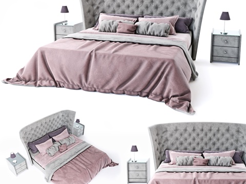  床 Sofia , Ascona.3d模型 