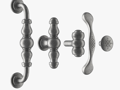  传统把手23d模型 