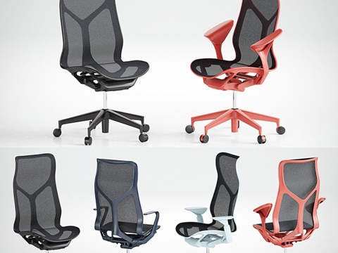  Cosm高背椅3d模型 