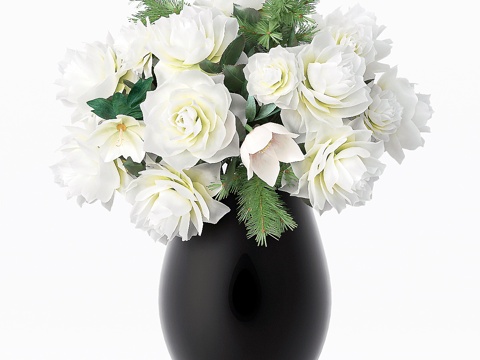  花瓶插花束 273d模型 