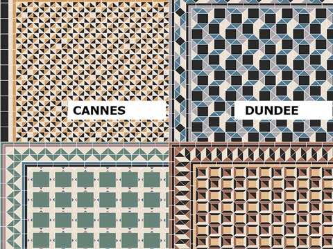  Topcer 维多利亚风格瓷砖套装73d模型 