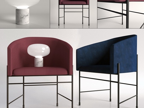  家具工坊 Carl-Johan 台灯3d模型 