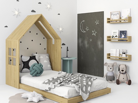  定制儿童家具033d模型 