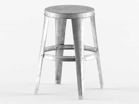  La Redoute Interieurs 镀锌铁凳，Ben3d模型 