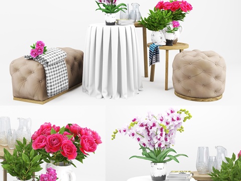  乔治脚凳坎托里系列3d模型 