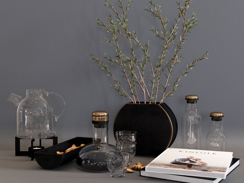  Norm Architects装饰套装3d模型 