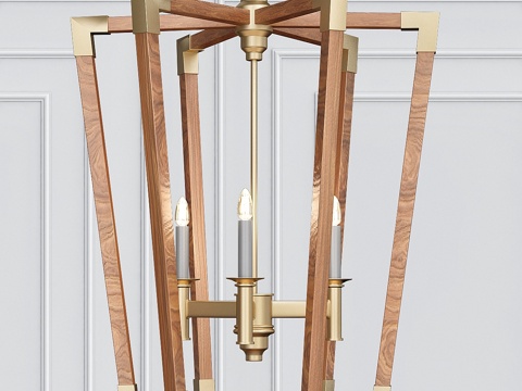  巴斯蒂安吊灯 - 小号3d模型 