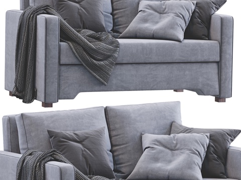  宜家Bekkseda沙发3d模型 