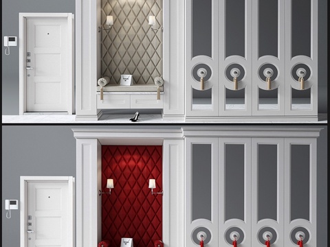  门厅构图_413d模型 