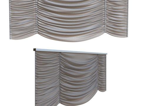  罗马帘 1850mm3d模型 