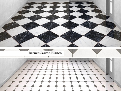  瓷砖套装943d模型 