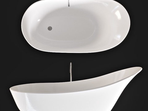  FALPER LANCETTA 浴缸3d模型 