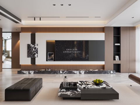  现代意式客餐厅    现代极简客餐厅    现代轻奢客餐厅3d模型 