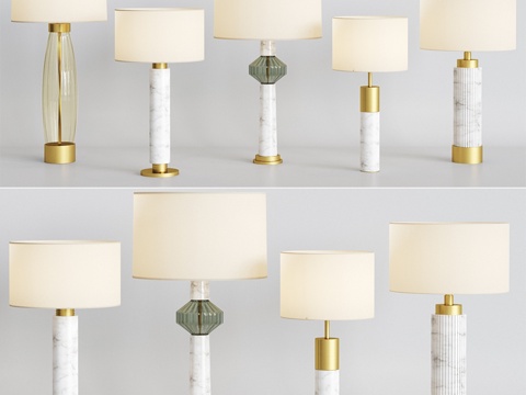  Heathfield台灯套装3d模型 