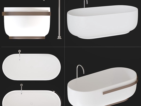  FALPER HOMEY 浴缸3d模型 