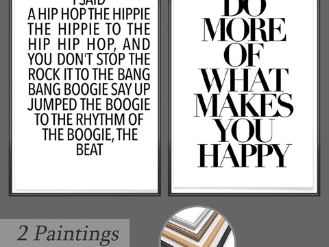  壁画套装 No 5033d模型 