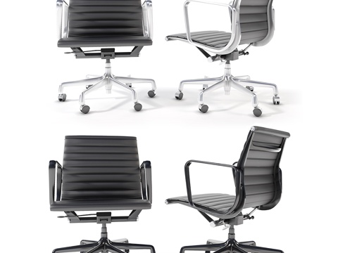  伊姆斯铝制管理椅3d模型 