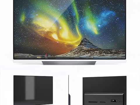 LG OLED电视E83d模型 