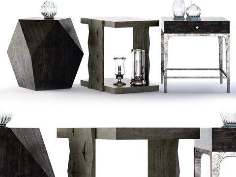  Bernhardt Linea边几3d模型 