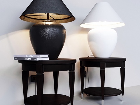  Dantone Home巨石阵与咖啡桌台灯3d模型 