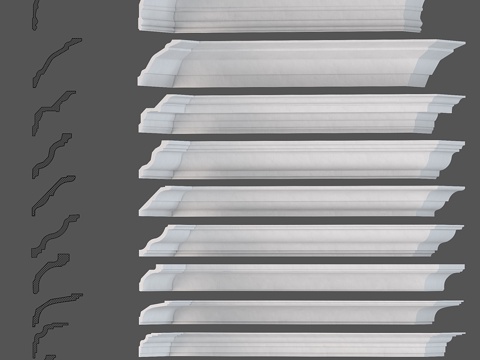  NMC 檐口（第 2 部分）3d模型 