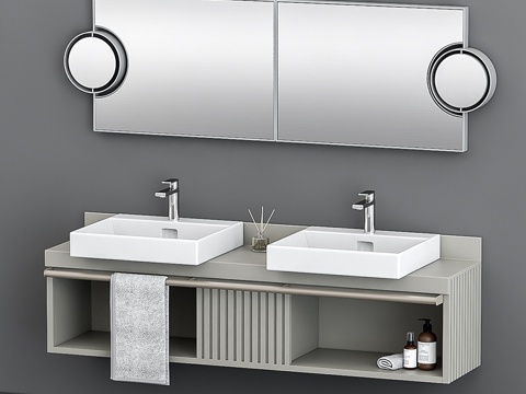  Cielo装饰款洗手盆3d模型 