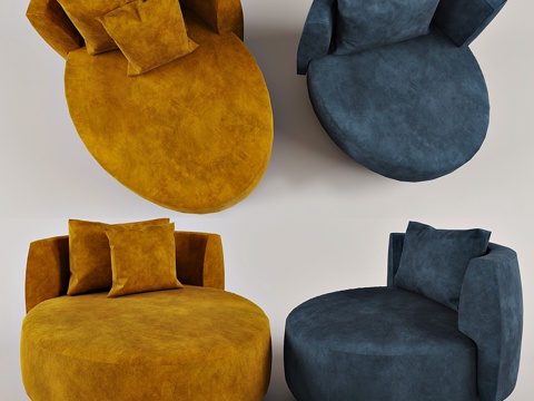  奥黛丽扶手椅3d模型 