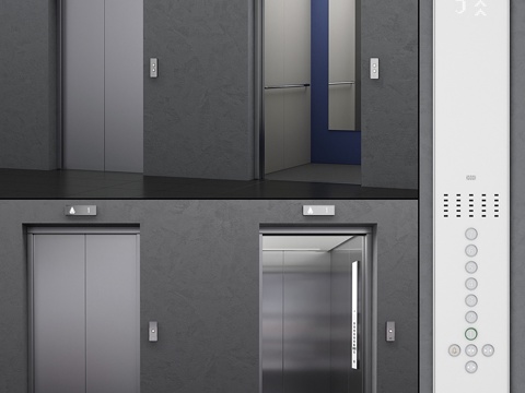  Lift Kone MonoSPACE 5003d模型 