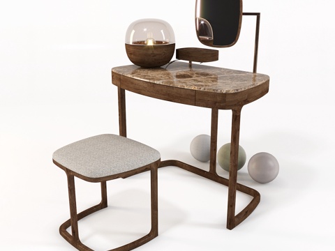  波拉达玛斯卡拉梳妆台3d模型 